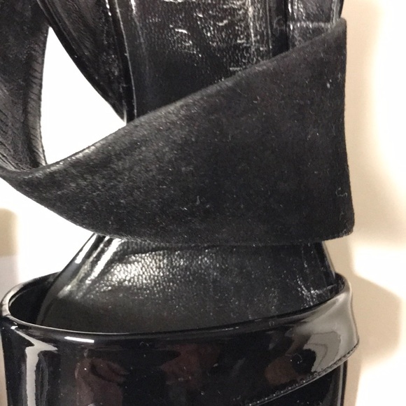 Christian Dior Black Slingback Sandals sz 8 1/2 - Picture 4 of 6